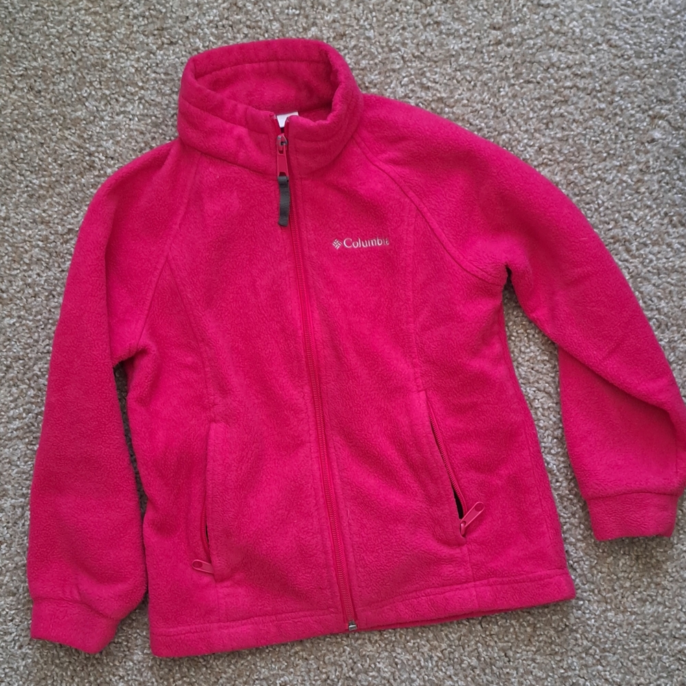 Columbia Vibrant Pink Fleece Jacket